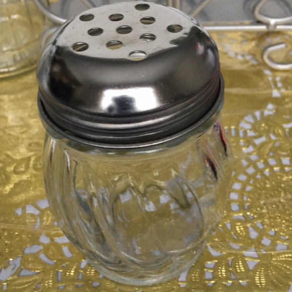 NWT & NWOT Salt & Pepper, Sugar shaker, cheese shaker, and metal napkin holder - Picture 5 of 5